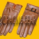 New DC 0042 Genuine Lambskin Leather Driving Fashion Soft Lining size m