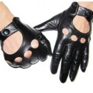 DC P28 Nice Quality Men's Real Goatskin Leather 4 holes Driving Gloves Size XL