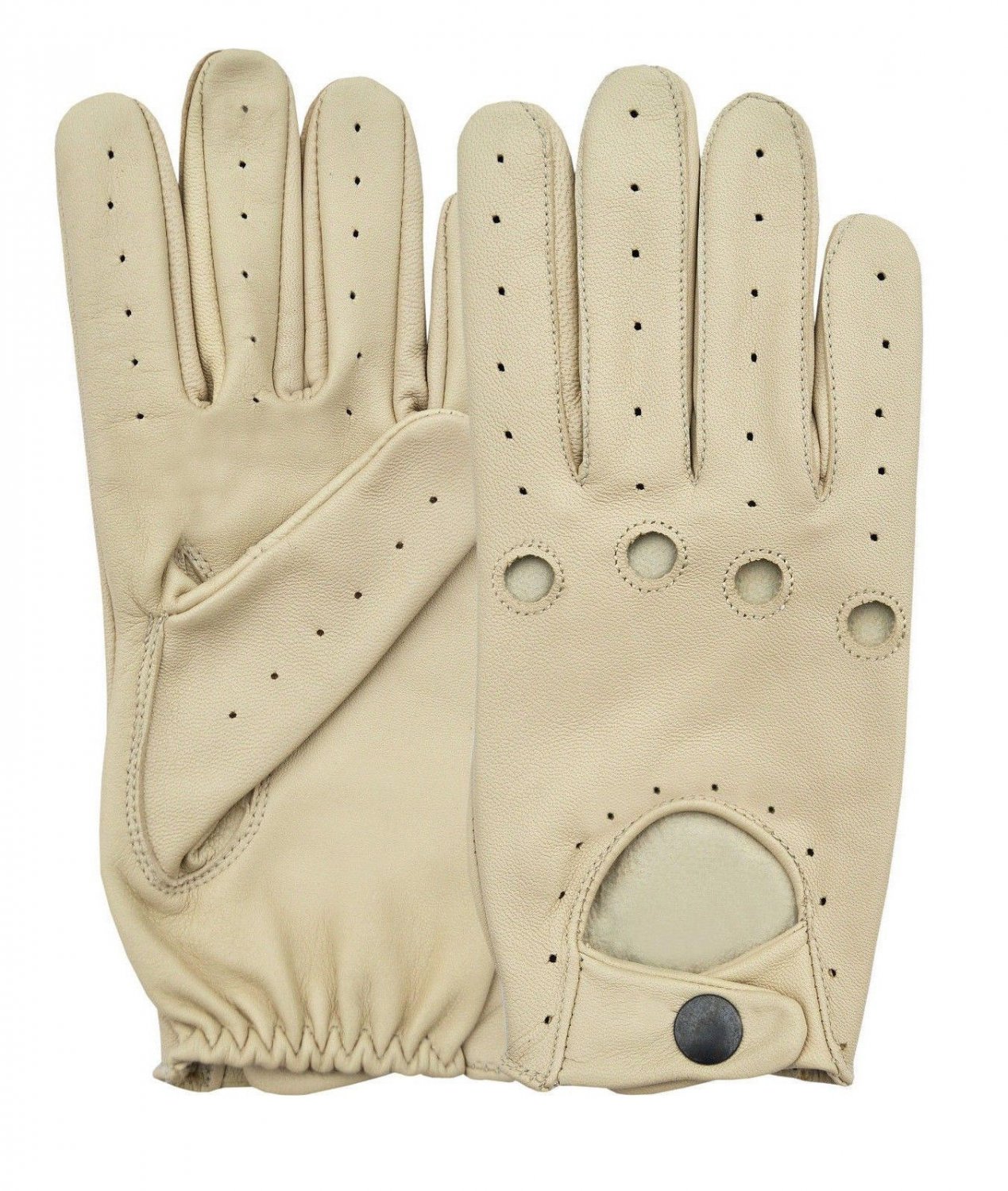 Lambskin Genuine Leather Driving Gloves Men's Classic Top Quality Size XL
