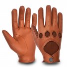REAL LEATHER MEN’S DRIVING GLOVES STYLE  CLASSIC VINTAGE Size M