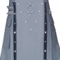 Active Men Scottish Highland Gray Cotton Unisex Adult Custom Made Kilt Size 34