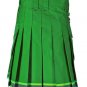 Men Active Wears Green Firefighter Cotton Highlander Unisex Kilts Size 46