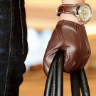 REAL LEATHER MEN’S DRIVING GLOVES STYLE  CLASSIC  Size 2XL