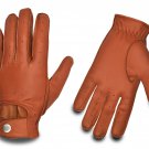 REAL LEATHER MEN’S FASHION DRIVING GLOVES STYLE  CLASSIC  Size L
