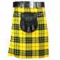 New active Handmade Scottish Highlander kilt for Men in Macleod of Lewis size 40 coloure yellow