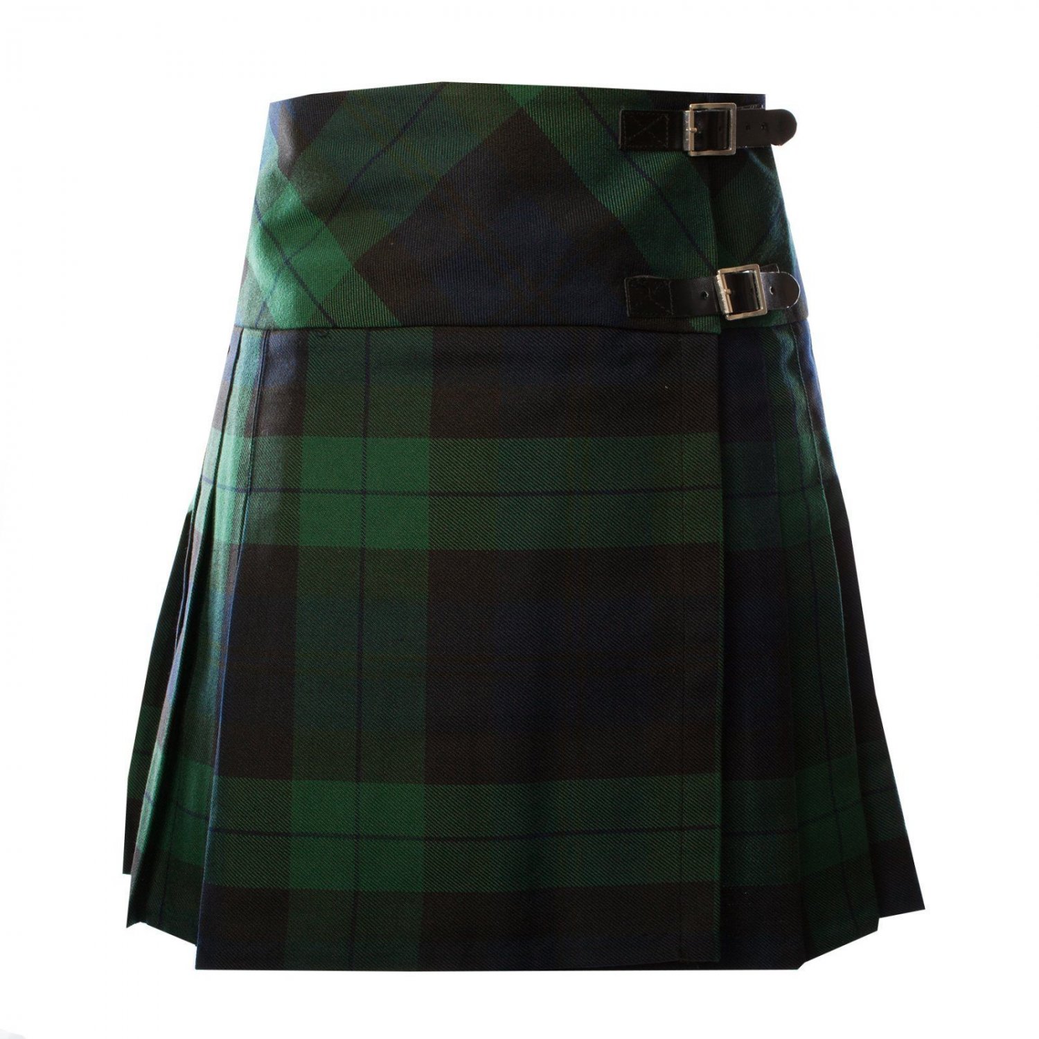 Ladies Black Watch Skirt Kilt Billie Style Size 42