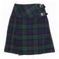 Ladies Black Watch Skirt Kilt Billie Style Size 42