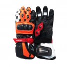 New Honda Repsol Moto GP Sports Motorbike Racing Leather Gloves Size M