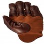 Brown Classic Motorbike Motto GP Leather Racing Glove Protected Racing Glove Size 2XL