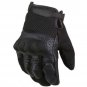 Black Motorcycle Leather And Mesh Gloves.biker Sports Leather gloves Size 2XL