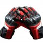 Red/Black Motorcycle Leather Gloves.biker Sports Leather gloves Size M