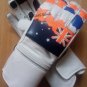 White UK Flag Motorcycle Leather Gloves.biker Sports Leather gloves Size 2XL