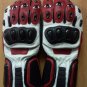 Red Motorcycle Leather Gloves.biker Sports Leather gloves Size XL