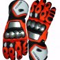 Red Honda Repsol Motorcycle Leather Gloves.biker Sports Leather gloves Size S