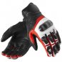 Black/White Motorcycle Leather Gloves.biker Sports Leather gloves Size XS