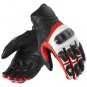 Black/White Motorcycle Leather Gloves.biker Sports Leather gloves Size XL