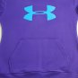 Purple Hooded Under Armour Logo Printed Sweatshirt Men's Women's Hoodies Jacket Size S