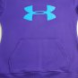 Purple Hooded Under Armour Logo Printed Sweatshirt Men's Women's Hoodies Jacket Size M