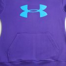 Purple Hooded Under Armour Logo Printed Sweatshirt Men's Women's Hoodies Jacket Size XL
