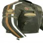 MOTORCYCLE CLASSIC LEATHER RACING JACKET BLACK FULL BODY PROTECTIONS SIZE 4XL