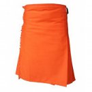 New ladies fashion Orange utility kilt Size 30