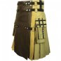 Men Handmade Fashion Tactical Hybrid utility Kilt Size 60
