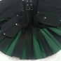 Men Active Handmade Black & Green Hybrid Cargo Pockets Fashion Utility Kilts Size 42