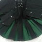 Men Active Handmade Black & Green Hybrid Cargo Pockets Fashion Utility Kilts Size 50