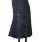 New Active Men Scottish Highlander Ten Blue Tactical kilts for men with multi metal work Size 36