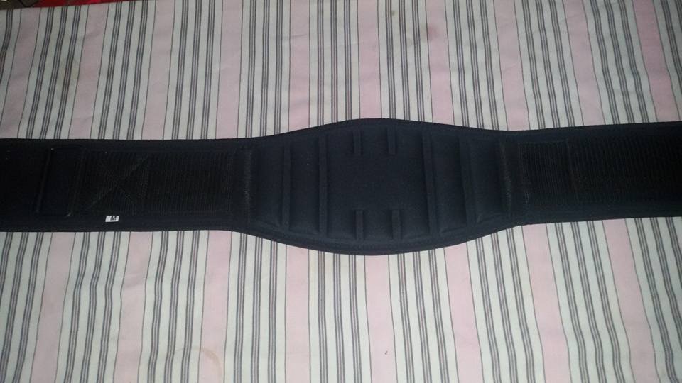 Newprine bodyfitness gym training customize belt size S black color