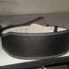 Body fitness gym training customize leather belt size l black color