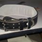 Body fitness gym training customize leather belt size 2xl black color