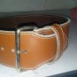 Body fitness gym training customize leather belt size xl color brown