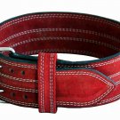 Body fitness gym training customize leather belt size 2xl color red
