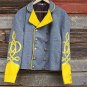 Scottish Highlander Men Military Piper Drummer Doublet Tunic Pipe Band Jacket Size XL
