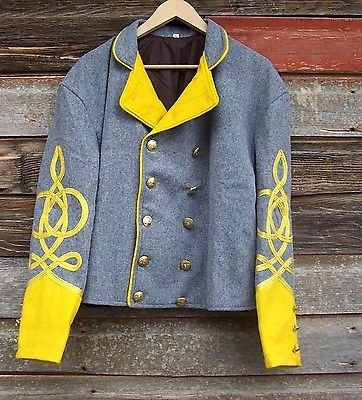 Scottish Highlander Men Military Piper Drummer Doublet Tunic Pipe Band Jacket Size L