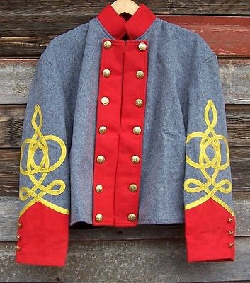 Scottish Highlander Men Military Piper Drummer Doublet Tunic Pipe Band Jacket Size S