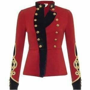 New Scottish Highlander Active Men Fashion Dress To Impress Doublet Jacket Size S Color Red