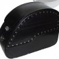 NEW HERITAGE MOTORCYCLE MOTORBIKE LEATHER SADDLE BAG