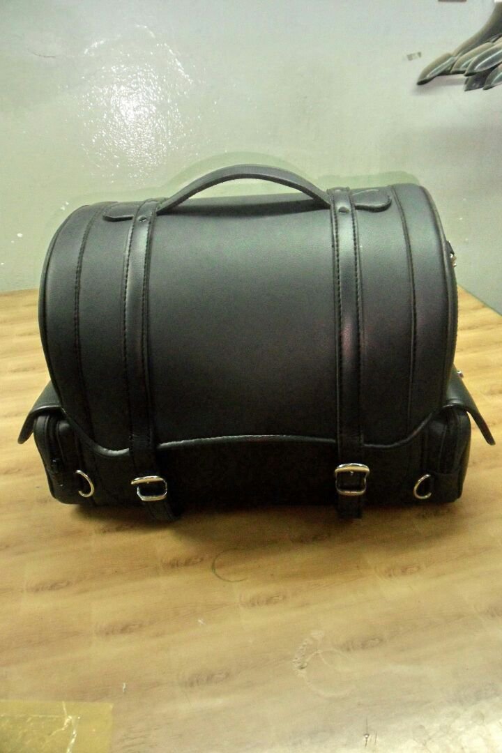 NEW HERITAGE CLASSIC MOTORCYCLE MOTORBIKE LEATHER SADDLE BAG ART 762