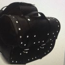 NEW HERITAGE STYLE FASHION DOUBLE SIDED MOTORCYCLE MOTORBIKE LEATHER SADDLE BAG ART 746