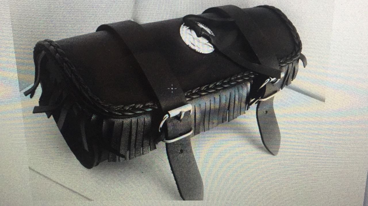NEW CLASSIC FASHION STYLE HERITAGE FASHION MOTORCYCLE MOTORBIKE LEATHER SADDLE BAG ART 879