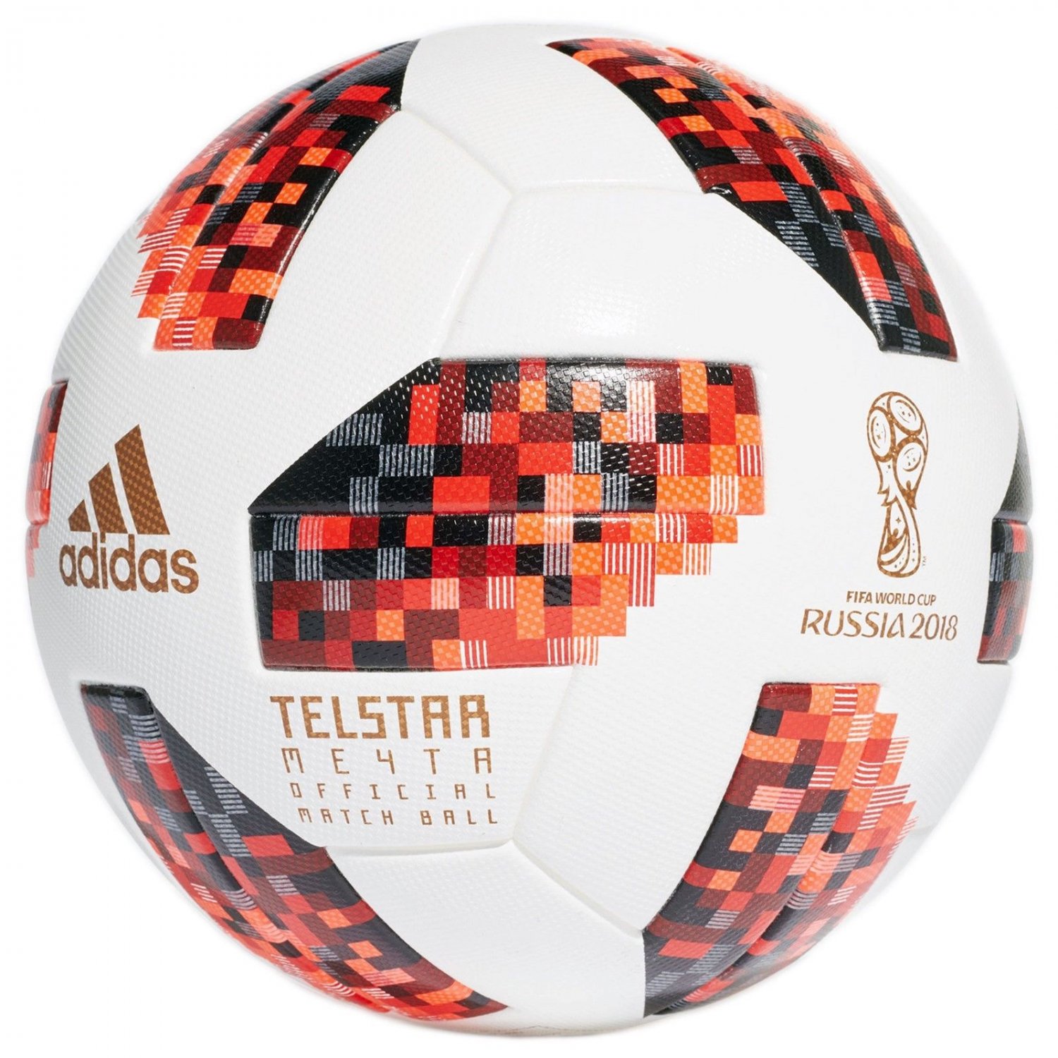 Adidas Official Ball Of FIFA World Cup 2018 Telstar 18 Russia Size 5 Red And White