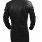 NEW MEN,S FASHION GOTHIC STYLE LEATHER MOTORCYCLE BLACK JACKET GS3788 SIZE 6XL