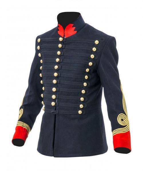 SCOTTISH MENS ACTIVE DRESS TO IMPRESS HIGHLANDER JACKET CUSTOMIZE NAVY COAT SIZE 4XL