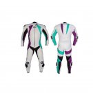 BRAND NEW MOTORBIKE MOTOGP MOTORCYCLE RACING SUIT WHITE COLOR  SIZE XS