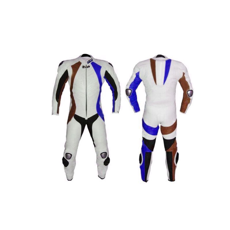 BRAND NEW MOTORBIKE MOTOGP MOTORCYCLE RACING SUIT WHITE COLOR SIZE 3XL