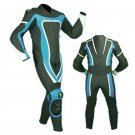 NEW MOTORBIKE MOTOGP MOTORCYCLE RACING SUIT ART DC6920 BLACK AND BLUE  COLOR  SIZE XL