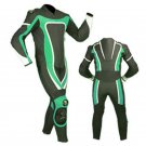 NEW MOTORBIKE MOTOGP MOTORCYCLE RACING SUIT ART DC6920 BLACK AND GREEN  COLOR  SIZE 4XL