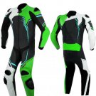 NEW MOTORBIKE MOTOGP MOTORCYCLE RACING SUIT ART DC2497 BLACK AND GREEN  COLOR  SIZE L